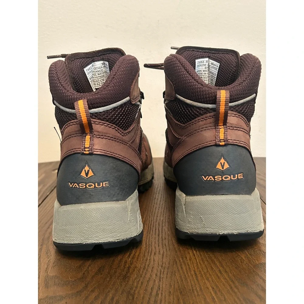 VASQUE  Boots Breeze 2.0 Mid GTX Brown Leather Gore Tex Hiking Men's Size 11M